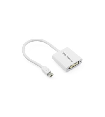 Convertor Mini DisplayPort la DVI Alb foto