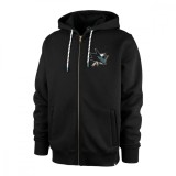 San Jose Sharks hanorac de bărbați cu glugă back check 47 morris full zip hood - L, 47 Brand