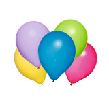 Baloane diverse culori, calitate helium, biodegradabile, set 25 bucati, Herlitz