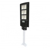 Lampa solara LED iluminat stradal 150W 6500K cu panou solar 12W, baterie 15000mAh, prindere pe stalp IP65 Breckner Germany