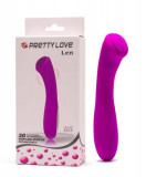 Pretty Love Len - Vibrator Punct G cu 30 de Funcții, Re&icirc;ncărcabil, 16 cm, Orion