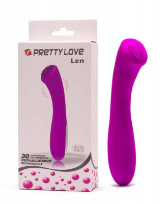 Pretty Love Len - Vibrator Punct G cu 30 de Funcții, Re&amp;icirc;ncărcabil, 16 cm foto