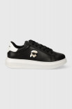 Karl Lagerfeld sneakers din piele KAPRI MENS culoarea negru, KL52530N