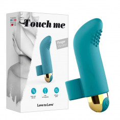 Touch Me Finger Clitoral Massager Vibrator de masaj clitoridian Petrole