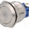 Intrerupator anti-vandalism, ON-ON, &Oslash;25mm, ONPOW - GQ25-11ZD/G/12V/S