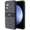 Husa Samsung Galaxy S24 Plus - DKNY Leather Mono Stripe &amp; Metal Logo (DKHCS24MPRTHSLK) - Black