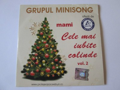 CD Grupul Minisong albumul:Cele mai tari iubite colinde vol.2,Eurostar 2010 foto