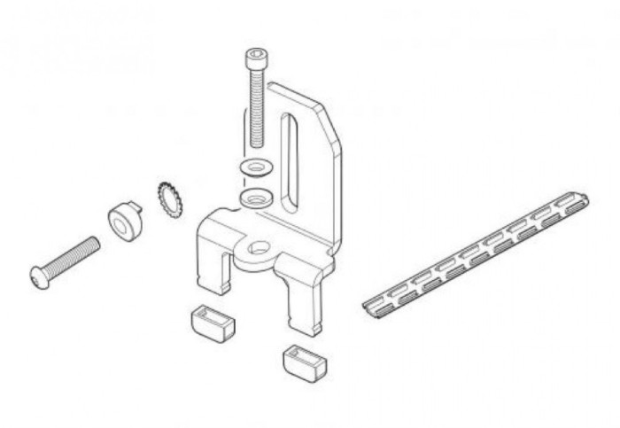 KIT MONTARE BARE PORTBAGAJ DELTA DLFIX203FP