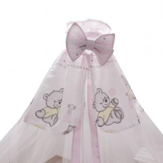 Lenjerie Teddy Toys Roz M1 7 Piese 120x60 cm