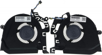 Set coolere Laptop, HP, Zbook 15 G6, L30894-001, L30895-001, L28713-001, BAPA0810R5H-Y003, BAPA0810R5H-Y004, 5V, 0.5A foto