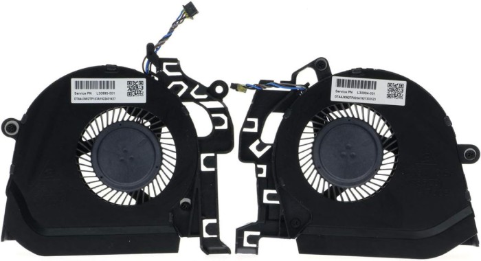 Set coolere Laptop, HP, Zbook 15 G6, L30894-001, L30895-001, L28713-001, BAPA0810R5H-Y003, BAPA0810R5H-Y004, 5V, 0.5A