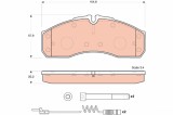 TRW GDB1694 set placute frana,frana disc