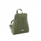 Rucsac dama din piele naturala, verde olive, R132VO