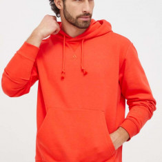 adidas bluză bărbați, culoarea roșu, cu glugă, uni IX3960