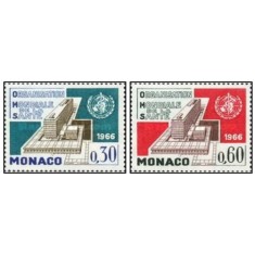 Monaco 1966 - Sediul general WHO, serie neuzata