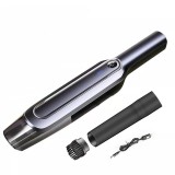 Aspirator portabil TrendiShop&reg; fara fir pentru casa si masina, Wireless, Putere 120W, Timp de lucru 25 de minute, Aspiratie ciclonica, 6000Pa, Filtru