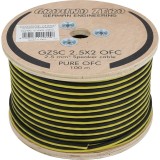 GZSC 2.5X2 OFC Rola cablu 100m Ground Zero pentru difuzoare, 2A 2.5mm &sup2;