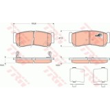 Placute frana Hyundai H-1 Van, 10.1997-04.2008, Santa Fe 2 (Cm), 10.2005-12.2012, TRW