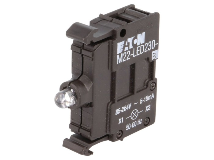 Element de iluminare LED 22mm albastru