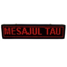 Panou Led de Exterior Programabil/Reclama Luminoasa 135x55 ROSU