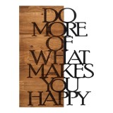 Cumpara ieftin Decoratiune de perete Haper, Pako World, Lemn de pin, Natural, 42x3x58 cm