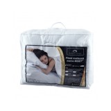 Pilota microfibra vara, 140x200 cm, matlasata, hipoalergenica, usoara, umplutura bilute siliconizate, densitate 200 g/m&sup2;, lavabila la 95&deg;C, alb