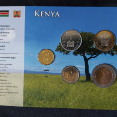 Seria completata monede - Kenya 1997-2005 , 5 monede