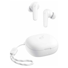 Casti fara fir cu extra-bass, anker r50i, white foto