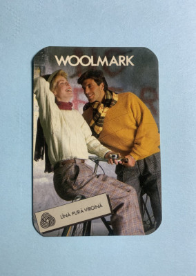 Calendar 1987 Woolmark luna pura virgina foto