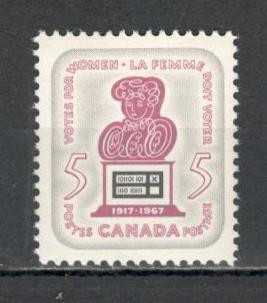 Canada.1967 50 ani votul femeilor SC.89 foto