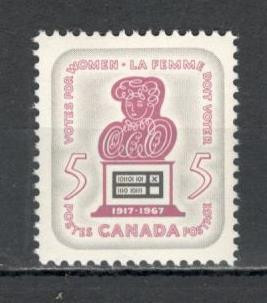 Canada.1967 50 ani votul femeilor SC.89