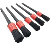 Set 5 pensule din Nylon Premium, pentru detailing auto interior, exterior, jante si spatii greu accesibile,