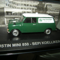 Macheta Austin Mini Van 850 Bepi Koelliker 1968 scara 1:43 IXO