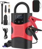 Starter auto multifunctional, portabil, 12000mAh powerbank, cu compresor, USB,