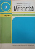 MATEMATICA. MANUAL PENTRU CLASA A IX-A-C. NASTASESCU, C. NITA, GH. RIZESCU-337619
