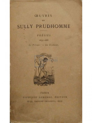 Sully Prudhomme - Oeuvres, poesies 18781879. Lucree: De la nature des choses. La Justice foto