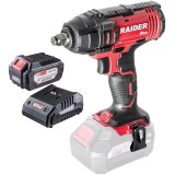 Raider RDP-SCIW20 + RDP-R20 - Masina de insurubat cu impact patrat 1/2 inch 250 Nm + Set 1 acumulator si incarcator Li-Ion 20 V 4 Ah