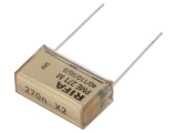 Condensator de h&acirc;rtie X2 270nF 275VAC 25,4mm &plusmn;10% THT 630VDC