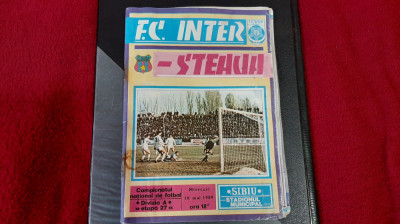 program Inter Sibiu - Steaua foto