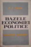 Bazele economiei politice - Manual popular, P.I. Nikitin - Carte anticariat