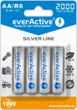 Cumpara ieftin Acumulatori AA R6 2000mAh 1.2V Ni-MH set 4 buc. Everactive Silver Line