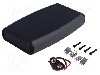 Carcasa ABS, 89mmx147mmx24mm, HAMMOND - 1553DBKBAT