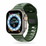 Curea Tech-Protect Iconband Line pentru Apple Watch 4/5/6/7/8/9/SE (38/40/41 mm) Verde, Silicon