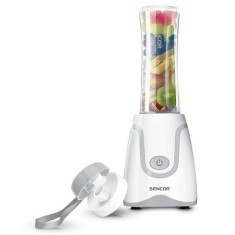 Blender Smoothie Sencor 500W cu pahare TRITAN 0.6L + 0.3L, lame inox titanizate