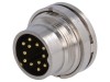 Conector M16 Tata BULGIN, 12 Pini, IP67, Soclu, Montare Panou, 3A 60V