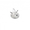 Capac inox cu maner si garnitura bidon 30 litri EMT3337-1, industria alimentara