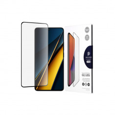 Folie Sticla pentru Xiaomi Poco X6 Pro - Dux Ducis Tempered Glass - Black