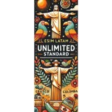 eSIM LATAM, Unlimited Standard, 30 Days