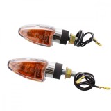 Set semnalizari Cateye 12V 21W BAY9S brat scurt prindere M8 culoare argintiu Cod Produs: MX_NEW 7050843MA
