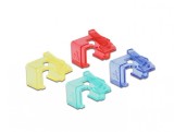 Set 40 buc clips pentru repararea cablului de retea RJ45, Delock 86421